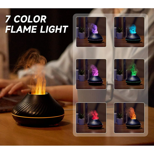 iTOMA – ناشر زيوت عطرية بضياء اللهب + مرطّب هواء فائق الهدوء