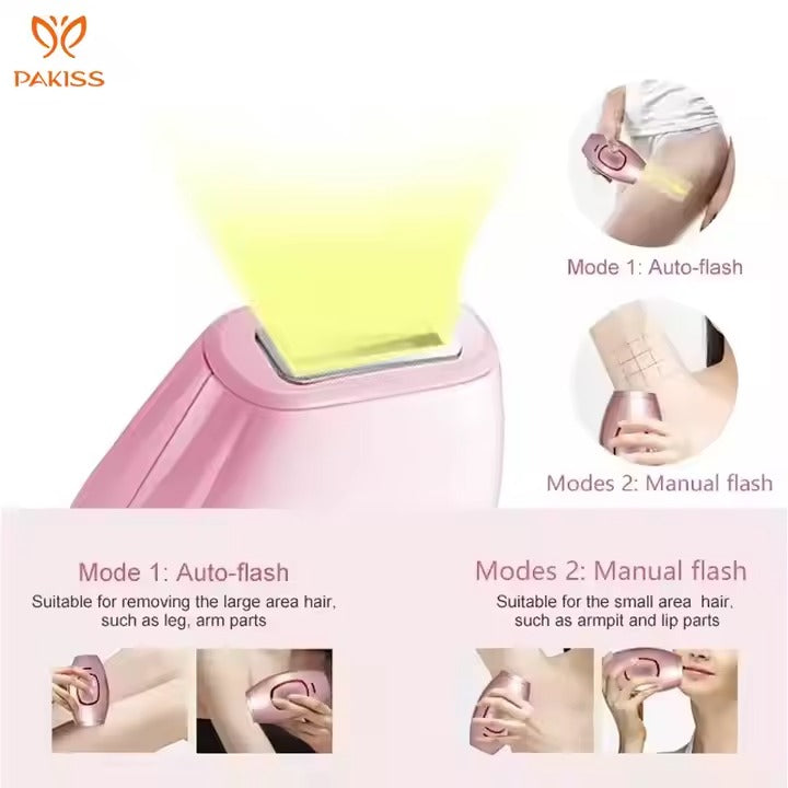 جهاز IPL المنزلي لإزالة الشعر بالليزر - تقنية احترافية آمنة وفعالة للرجال والنساء